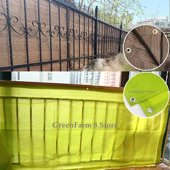 0.8x1.8/2.7/3.6m HDPE Anti-UV Sunshade Net Home Courtyard Emerald Plant Cover Sunscreen Sunblock Shadeding Audinys Individualus dydis