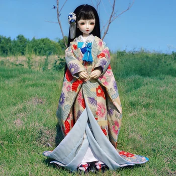 1/4 1/3 Mastelio senovinis kostiumas BJD drabužiai Japoniška Oiran Kimono apranga MSD SD13 Mergaitė SSDF ID75 Dėdės lėlės aksesuarai C2244