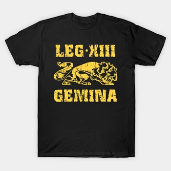 13th Roman Legion Gemina marškinėliai 100% medvilniniai O-Neck Summer marškinėliai trumpomis rankovėmis Casual vyriški marškinėliai Dydis: S-3XL