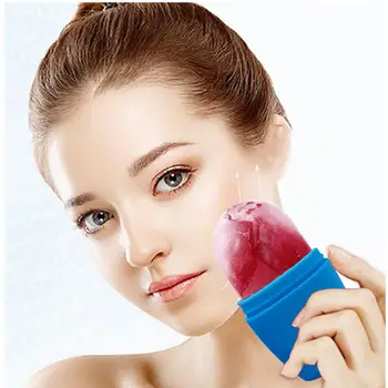 1PCS Roller Face Skincare Beauty Tool Facial Roller Silicone Massager Face Ice Roller terapija raumenų paraudimui