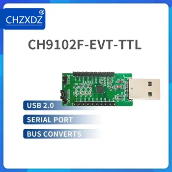 1Pcs/Lot CH9102 USB į UART/RS232/RS485 Bridge EVT plokštė