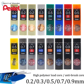 1box Japan Pentel Pencil Lead C275 STEIN Super Tough Anti-break Core 0.2/0.3/0.5/0.7/0.9mm Mechaninis pieštukas Švino raštinės reikmenys