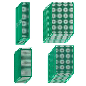 32vnt./Lot 2x8 3x7 4x6 5x7 cm Dvipusis PCB rinkinys, skirtas 