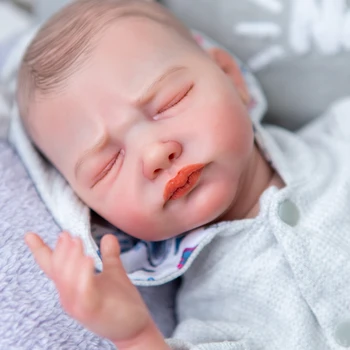 42CM Bebe lėlė atgimė miela mieganti naujagimio lėlė minkštas švelnus kūnas su rankomis piešiamais plaukais Bebe lėlės vaikų žaislų dovanos