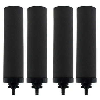 4PCS Vandens filtro pakeitimas BERKEY Black aktyvuotos anglies BB9-2 filtrams, skirtiems gravitacinio maitinimo vandens filtrų sistemai
