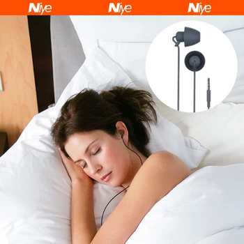ASMR miego ausinės Ausinės Minkštas silikonas ausyje Miegančios ausinės HiFi laidinis mobilusis telefonas MP3 Triukšmą slopinanti nano diafragma
