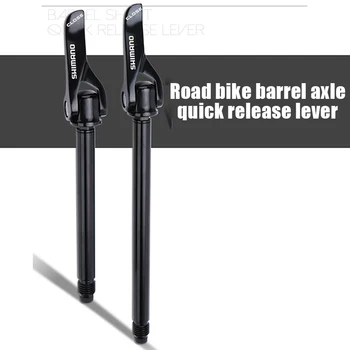 Aliuminio lydinio dviračio greito atleidimo svirtis priekinei 100 mm galinei 142 mm greito atleidimo rankenai Dviračių priedai