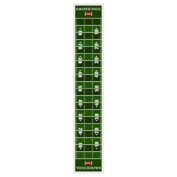 Amerikietiško futbolo stalo bėgiko dekoravimas Futbolo aikštelės Stalo bėgikas Ilga žolė Staltiesė Futbolo vakarėlis Lašų pristatymas
