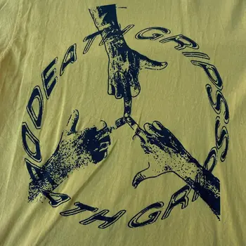 Death Grips Band One Side Crew kaklas Geltoni medvilniniai S-234XL marškinėliai ND1866 ilgomis rankovėmis