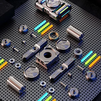 Dekompresijos žaislai Metalinis EDC pirštų galiukas Giroskopas 