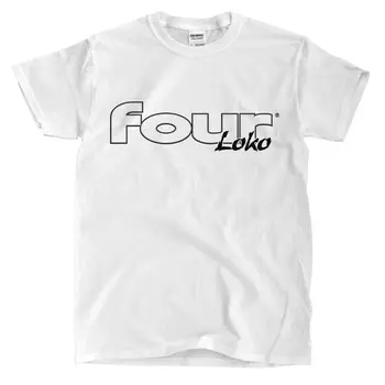 FOUR LOKO LOGO - Balti marškinėliai