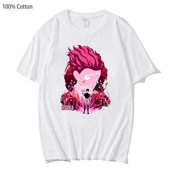 Hunter X Hunter marškinėliai Hisoka Tees Vyriški/Moteriški marškinėliai HxH Vasariniai minkšti marškinėliai Anime Print Top Y2k Drabužiai 100% Cotton Casual