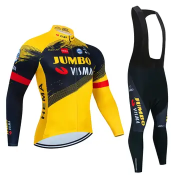 LOTTO Pro Team Cycling Jersey Set ilgomis rankovėmis kalnų dviračių drabužiai Dėvėti Maillot Ropa Ciclismo Lenktynių dviračių dviračių apranga
