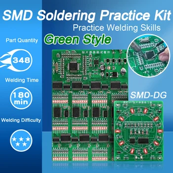 Litavimo praktika Dviejų dalių rinkinys SMD plokštė LED elektroninis SMT komponentas 