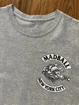 Madball Nyhc Biker Mc T Shirt New York City Hardcore Size Large Agnostic Front