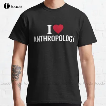 Man patinka antropologija Klasikiniai marškinėliai Juokingi marškiniai Aukštos kokybės Mieli Elegantiški Gražūs Kawaii animaciniai filmai Saldūs Harajuku medvilniniai marškinėliai