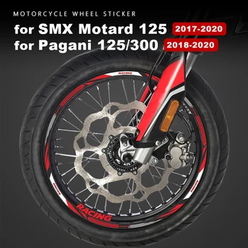 Motociklo ratų lipdukai Neperšlampami FB Mondial Pagani 125 300 SMX Motard 125 2017-2020 Priedai Ratlankio lipdukas 19 colių juostelė