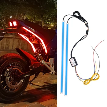 Motociklo skenavimas Tekantis vandeniui atsparus dekoratyvinis šviesos diodas šoninėms plokštėms Tracer 9 Super73 BMW motociklų motociklų rankinė apsauga