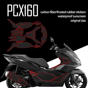 Motociklų priedai Plėvelės permontavimas Lipdukas Anglies pluoštas viso kūno apsauga Matinė guma Honda PCX160 pcx 160 2021 2022