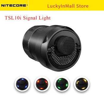 NITECORE TSL10i signalo šviesos jungiklis raudona/mėlyna/balta/žalia NITECORE i4000R, P10i, P10iX, P20i, P20iX, P20iX, P20i UV žibintuvėlis