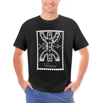 Streetwear marškinėliai Berbere Amazigh medvilniniai marškinėliai Kabyle Graphic Hippie Tshirt for Male Beach Y2K Fun Design Top Tees