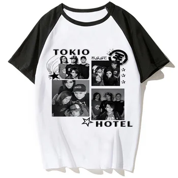 Tokio Hotel Tee moterys anime Tee moteris 2000-ųjų anime japoniški drabužiai