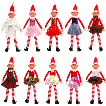 【Nemokamas pristatymas】Barwa Elfo drabužiai lentynoje mergaitėms vaikams Žaisliniai kalėdinių lėlių aksesuarai
