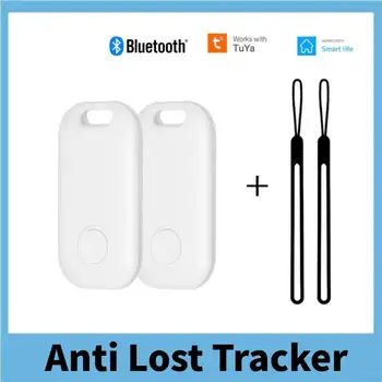 1-4PCS Tuya Bluetooth Anti Lost Tracker Portable Smart Keychain Alarm Locator Mini 2-way Search Pet Finder Tag For Smart Life