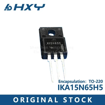 (10 vnt.) IKA15N65H5 Šilkografija K15H655 tranzistoriaus paketas TO 220F 650V 15A