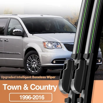 2vnt Chrysler Town Country 1996-2016 Priekinio stiklo valytuvų mentės Priekinio stiklo langų priedai 2000 2006 2009 2013 2015