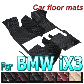 Automobiliniai grindų kilimėliai BMW iX3 2020 Custom Auto Foot Pads Automobilių kilimų dangčio salono aksesuarai