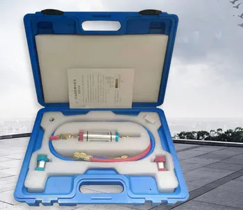 Automobilinis oro kondicionavimo šaltnešio alyvos analizatorius kompresoriaus alyvos filtras R134 fluorido įrankis