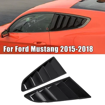 Automobilio galinio ketvirčio lango žaliuzės kaušeliai Spoileris Automobilio tiuningo skydelis Šoninis oro išleidimo dangtis Ford Mustang 2015-2021