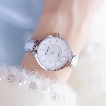 BS Naujas metalinis diržas custom Full Diamond Simple Fashion moteriškas laikrodis
