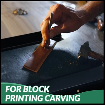 Bench Hook Metal Inking Plate Linoleum Printmaking Block Stop Ink Plate Block Printing Supplies for Block