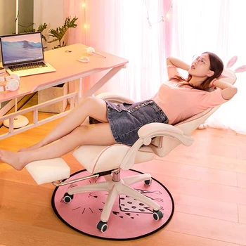 Biuro kėdė WCG kompiuterinių žaidimų kėdė Atlošiamas fotelis su atrama kojoms Interneto kavinė Žaidėjų kėdė Biuro baldai Rožinė kėdė
