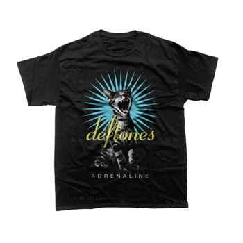 Deftones Unisex marškinėliai Adrenaline Tee Chino Moreno Merch Music Band marškinėliai dovanai Oversized Custom