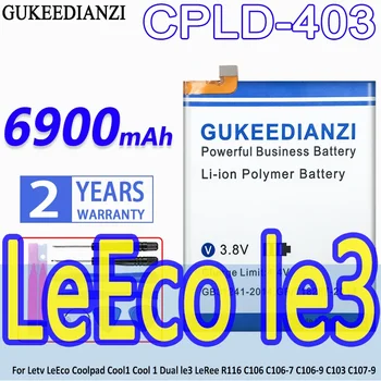 GUKEEDIANZI Didelis akumuliatorius CPLD-403 6900mAh Letv LeEco Coolpad Cool1 Cool 1 Dual le3 LeRee R116 C106 C106-7 C106-9 C103