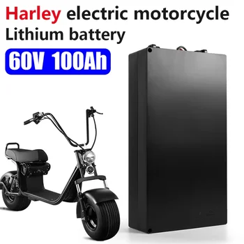 Harley elektromobilio ličio baterija 18650 baterija 60V 100Ah dviejų ratų sulankstomam Citycoco elektriniam paspirtukui