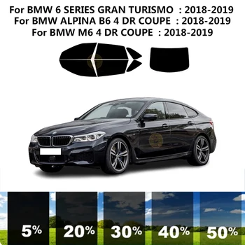 Iš anksto supjaustytas nanokeramikos automobilis UV langų atspalvio rinkinys Automobilinė langų plėvelė BMW 6 SERIES G32 GRAN TURISMO 2018-2019