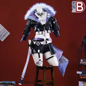 Jiangnan Meici Sidabrinis vilkas Cosplay žaidimas Honkai Star Rail Sidabrinis vilkas Cosplay uniforma Hacker kostiumas Comic Con Party dovanos