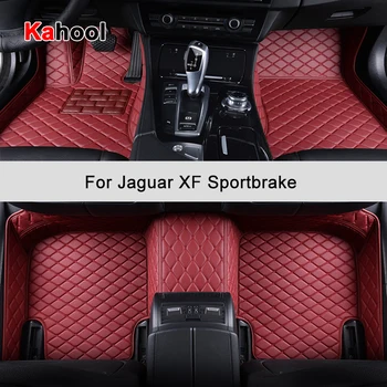KAHOOL Custom automobilių grindų kilimėliai Jaguar XF Sportbrake 2017-2023 metai Auto Accessories Foot Carpet