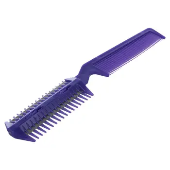Metalinis ašmenų skustuvas Plastikinis plaukų šukų pjaustytuvas Žoliapjovė Violetinė