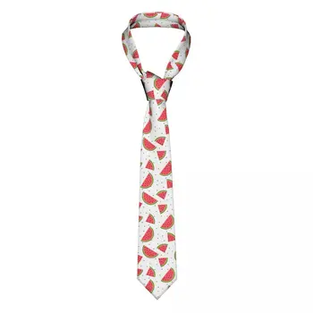 Mieli vasaros vaisiai Arbūzas Unisex Neckties Casual Polyester 8 cm Platus kaklaraištis vyriškiems marškiniams Aksesuarai Gravatas Vestuvės