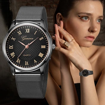 Moterų laikrodis prabangus 2023 m. madingi kvarciniai senoviniai rankiniai laikrodžiai Atsitiktiniai verslo ponios Nerūdijančio plieno moteriškas laikrodis Zegarek Damski