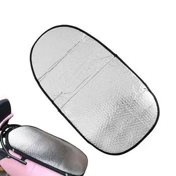 Motociklo pagalvėlės dangtelis Nuo saulės apsauganti šilumos izoliacija Cool Cushion Pad Vandeniui atspari sėdynės pagalvėlė moterims Vyrai Paaugliai Suaugusieji Dviračiai