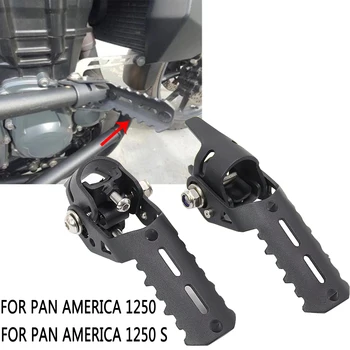 Motociklų greitkelio priekinių pėdų kaiščiai Sulankstomi kojų atramos Spaustukai 22mm 25mm PAN AMERICA 1250 PA1250 PANAMERICA1250 2021