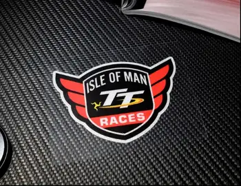Reflective Isle Of Man TT Races lipdukai Manx T/T Tourist Trophy Motociklų šalmas Decals Vinilas Superbike ATV