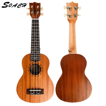 SOACH ukulele rosewood fingerboard 21inch pradedančiųjų unisex raudonmedžio gitara 4 styginių gitaros instrumentas