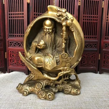 Senasis gimtadienis Žvaigždžių amatai Vario imitacija Atidarymas Feng Shui Fortūna Dievas Budos statula Papuošalai Ilgaamžiškumo simbolis